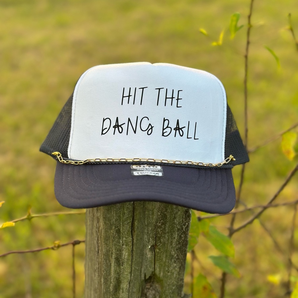 Black and White Trucker Hat